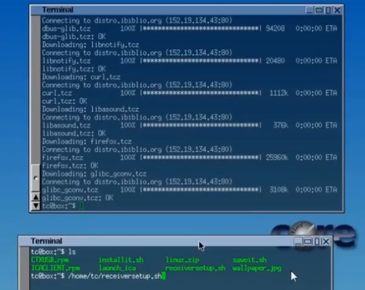 Linux spec project tinycore